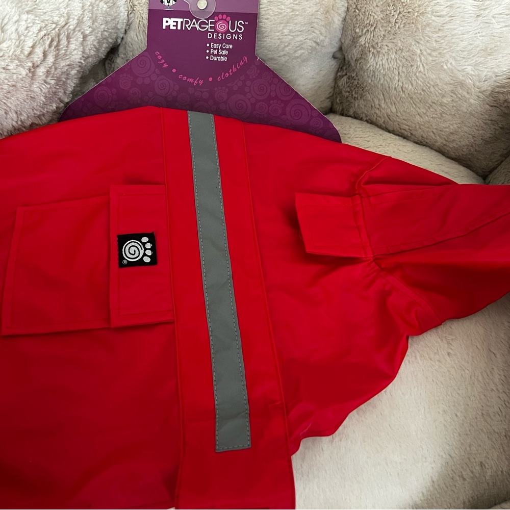 PetRageous Pet Rain Coat Size Small